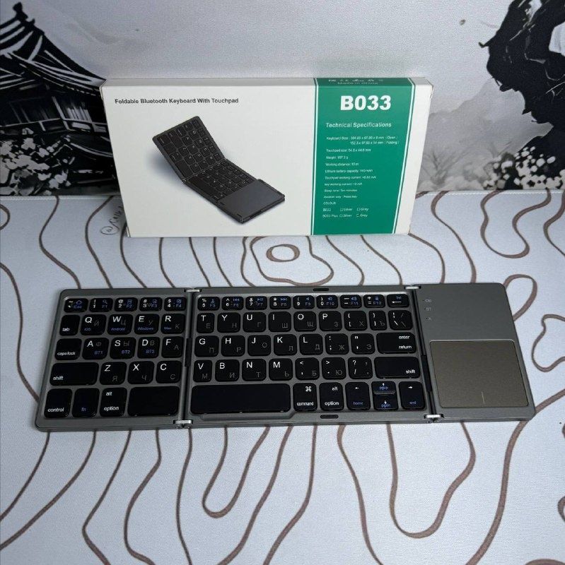 Клавиатура беспроводная с сенсорным touchpad B033