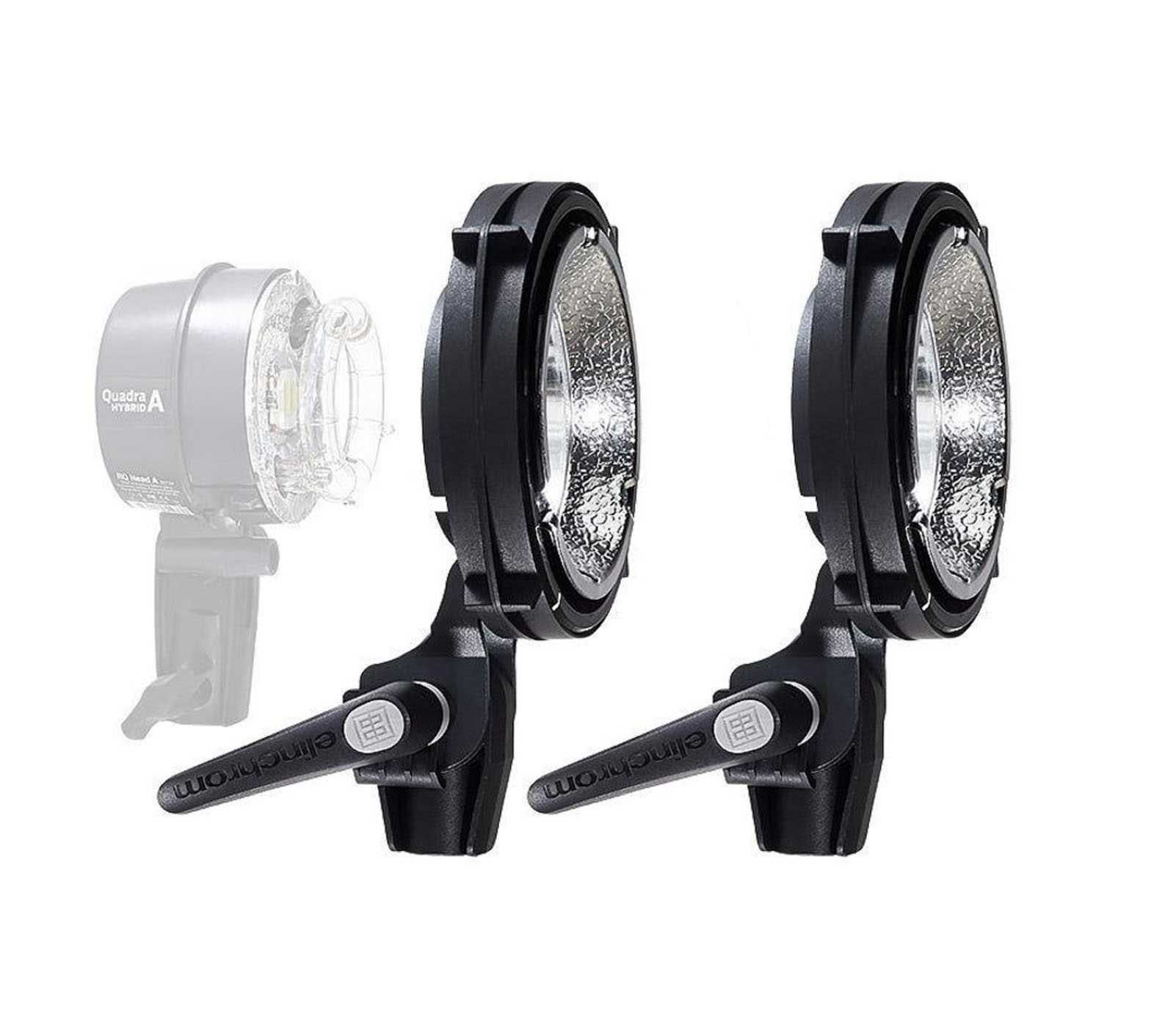 Elinchrom ELB400 cu 2 blitzuri Quadra HS si Ringflash