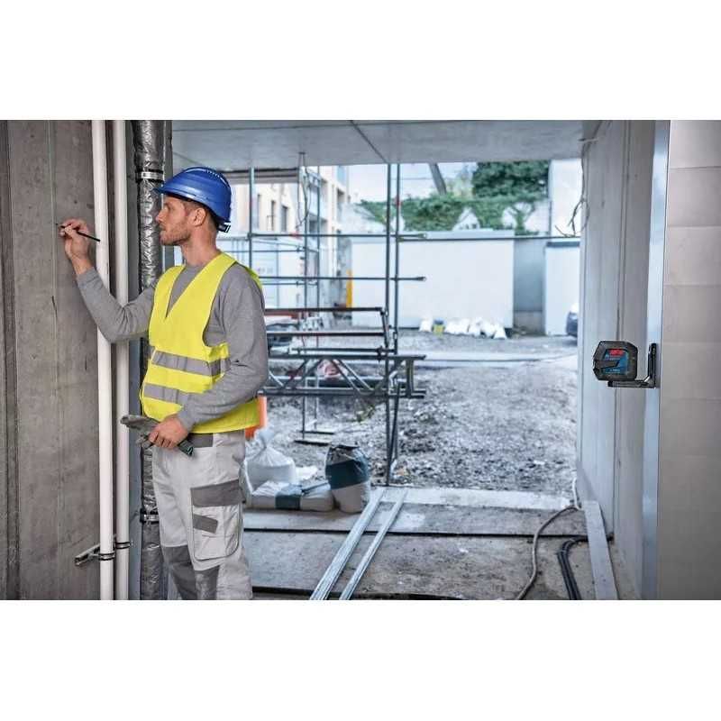 Линеен лазерен нивелир BOSCH GLL 2-15 G Pro, зелен лъч