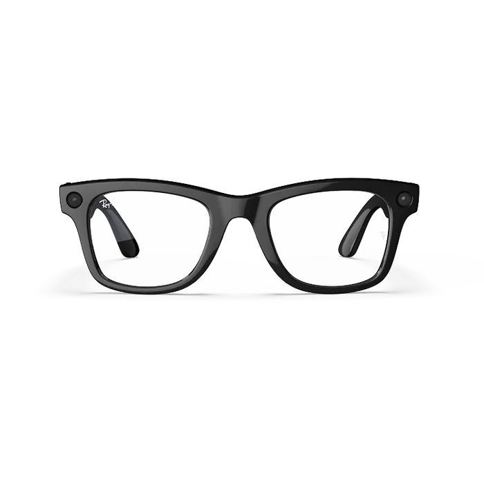 Ray-Ban Meta Wayfarer Shiny Black / Clear