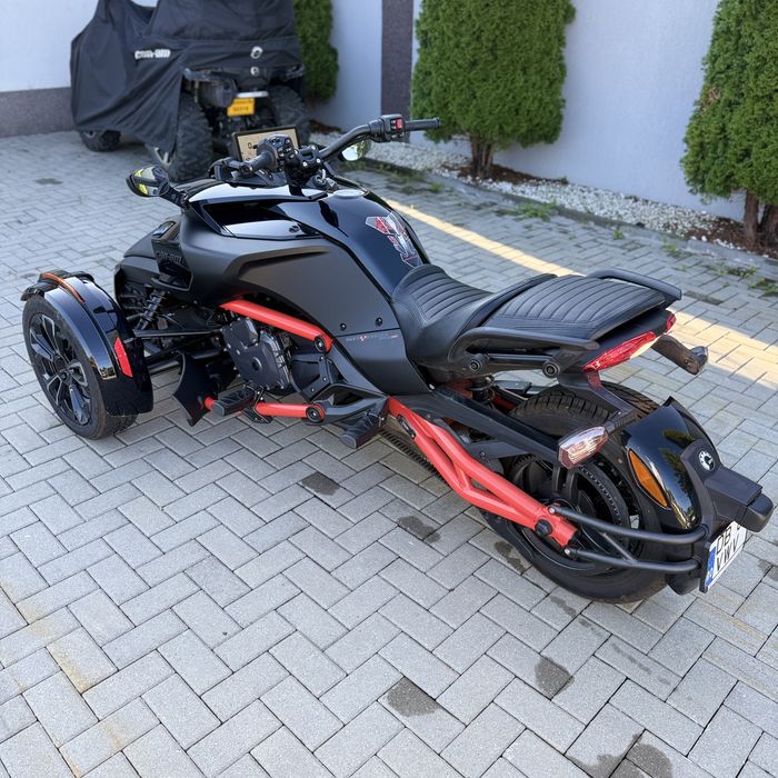 Can am Spyder F3 Black 2024 Ca nou, cel mai mic pret 16.000 Tva inclus