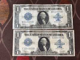 САЩ 1 долар банкнота 1923, 2 броя