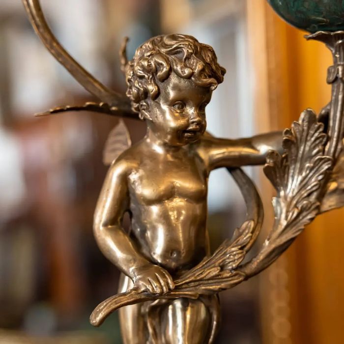 Set două sfeșnice cu îngerași