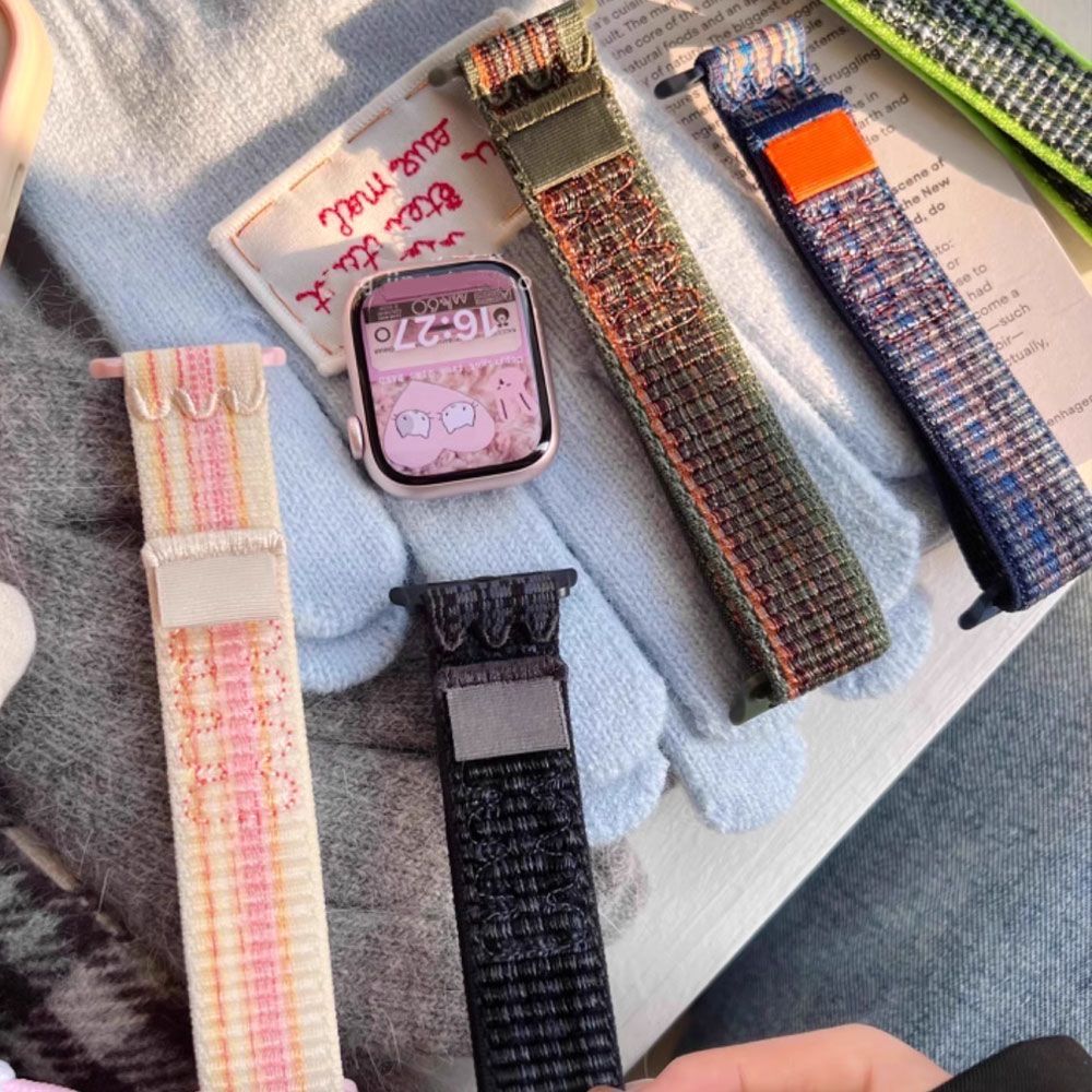 Текстилни каишки с велкро Nylon Recycled за Apple Watch ULTRA/SE/10/9