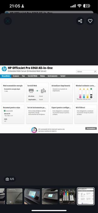 Monitor AOC + Imprimanta HP officejet Pro 6960