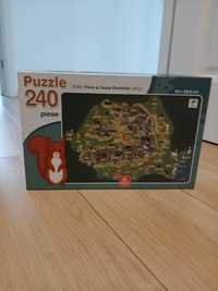 Vând puzzle 240 piese cu România