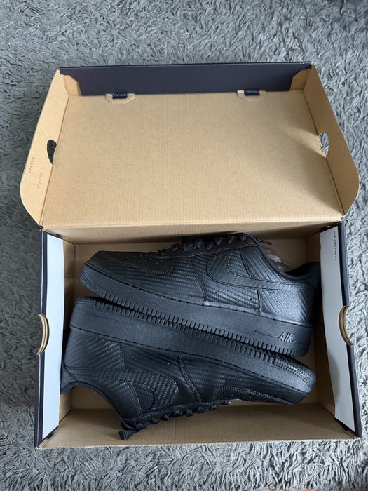 Adidasi Air Force 1 ‘07 Black cu model, marimea 44