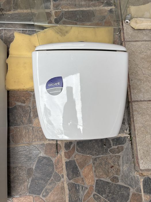 Cadita dus 70x70 plus cabina + rezervor WC