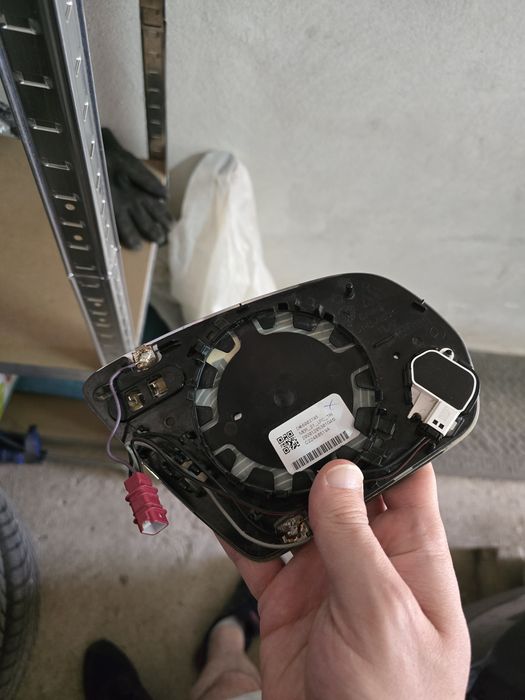 Ляво огледало Mercedes glc затъмнение мъртва зона подгрев