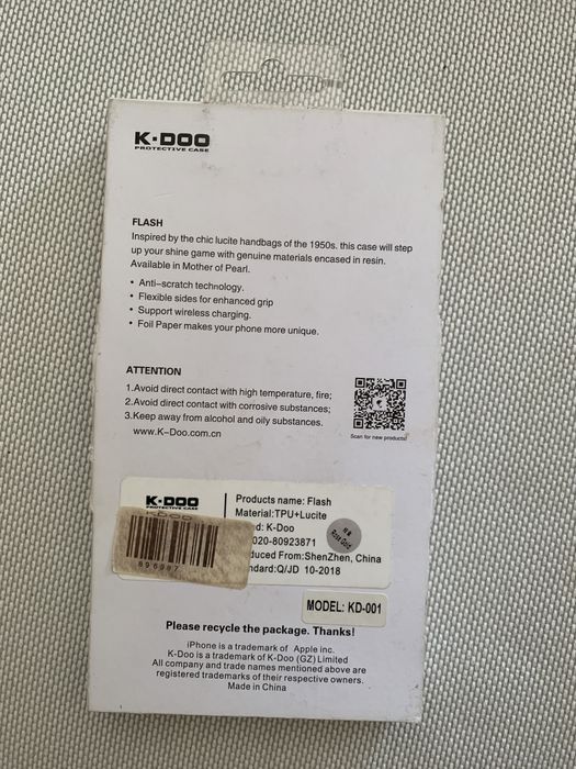 Carcasa spate Iphone x Mas