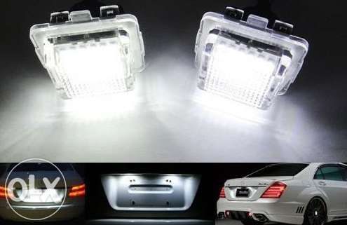 LED / ЛЕД плафони за регистрационен номер за Мерцедес / Mercedes