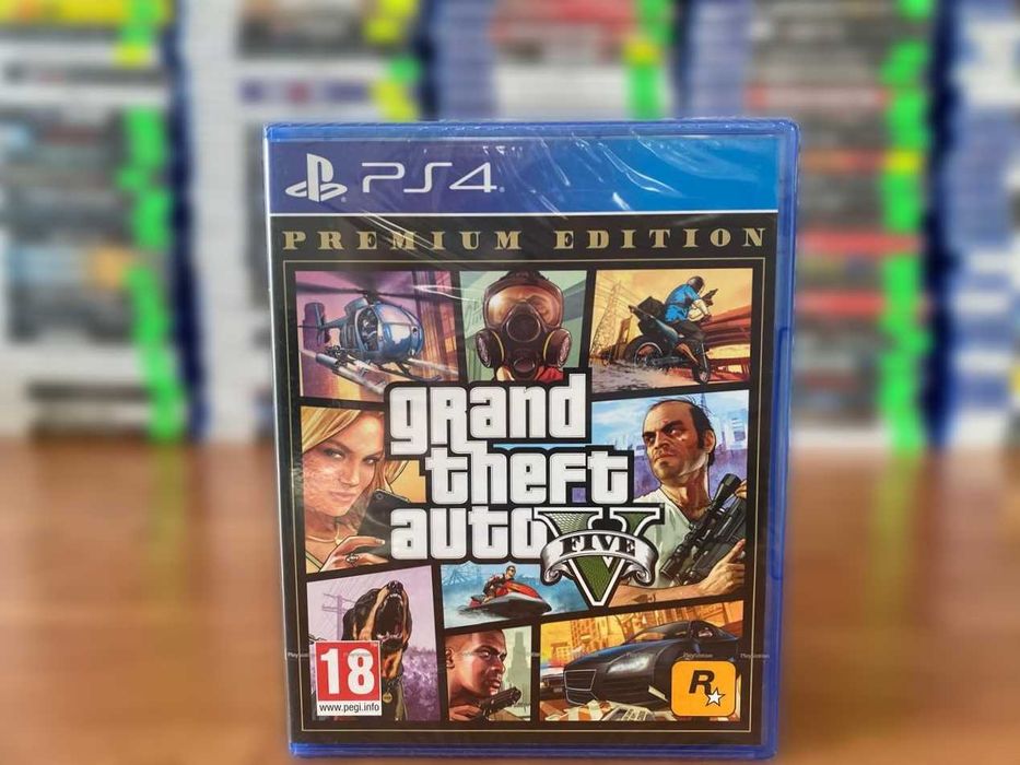 НОВЫЙ GTA V Premium Edition PS4/PS5 ГТА 5 Премиум Издание Пс 4