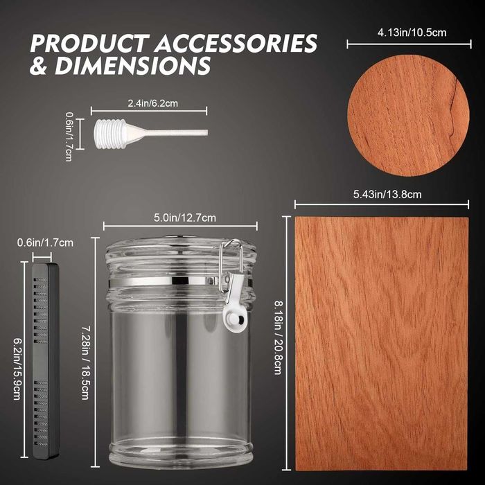 Humidor Trabucuri Transparent Nefolosit