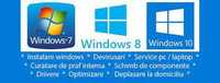 Instalare PC Windows / Office 365 Imprimante /  Soft diagnoza auto