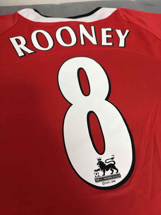 tricou fotbal jersey retro Manchester United Rooney 8 04/05