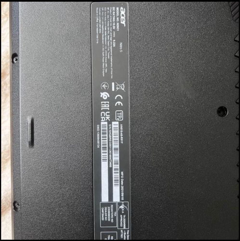 Acer Nitro 5-an515-45 Ryzen 7/ Rtx 3070