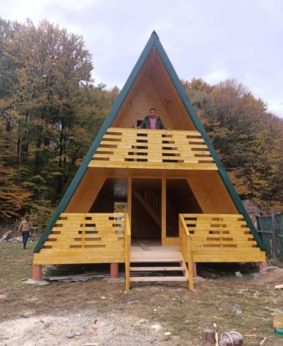 Case si cabane A-frame