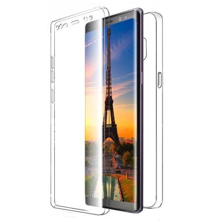 Husa Full TPU 360° (fata + spate) Samsung Galaxy Note 8, Transparent