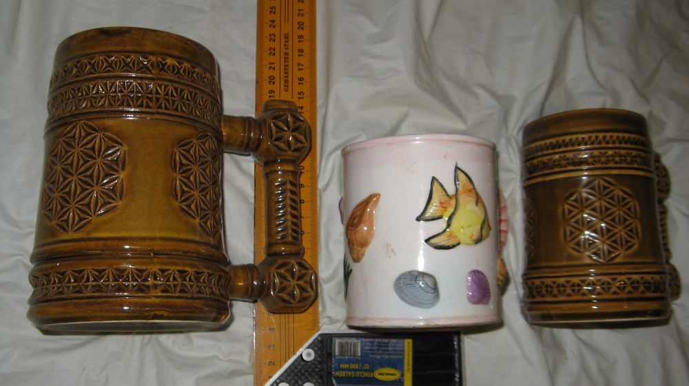 Vand  vase, halbe din ceramica