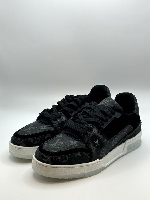 Louis Vuitton Trainers LV Full Black White Sole Sneakers