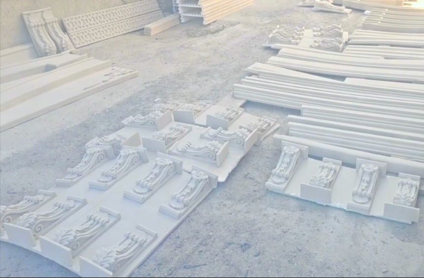 Фасадный декор из пенопласта