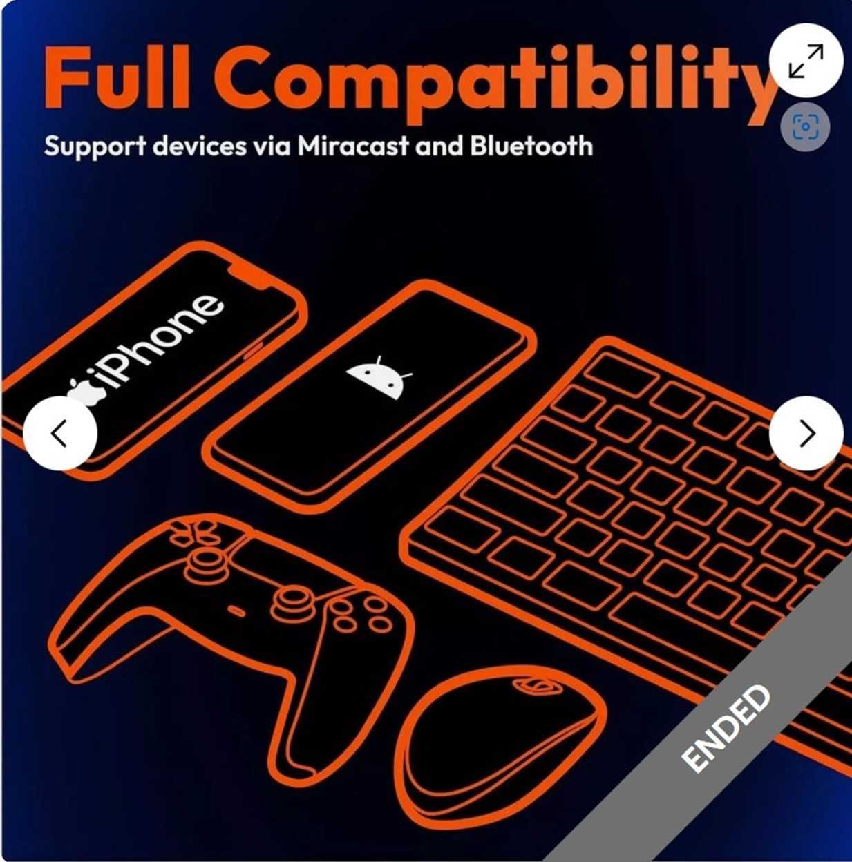 VITURE One Neckband  - Game and Stream 128 GB Storage