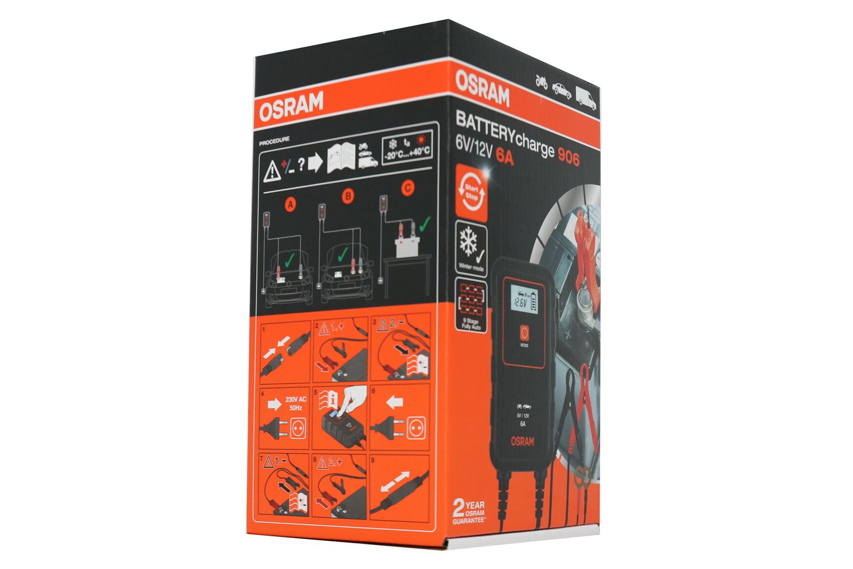 Redresor auto Osram BATTERYcharge 906