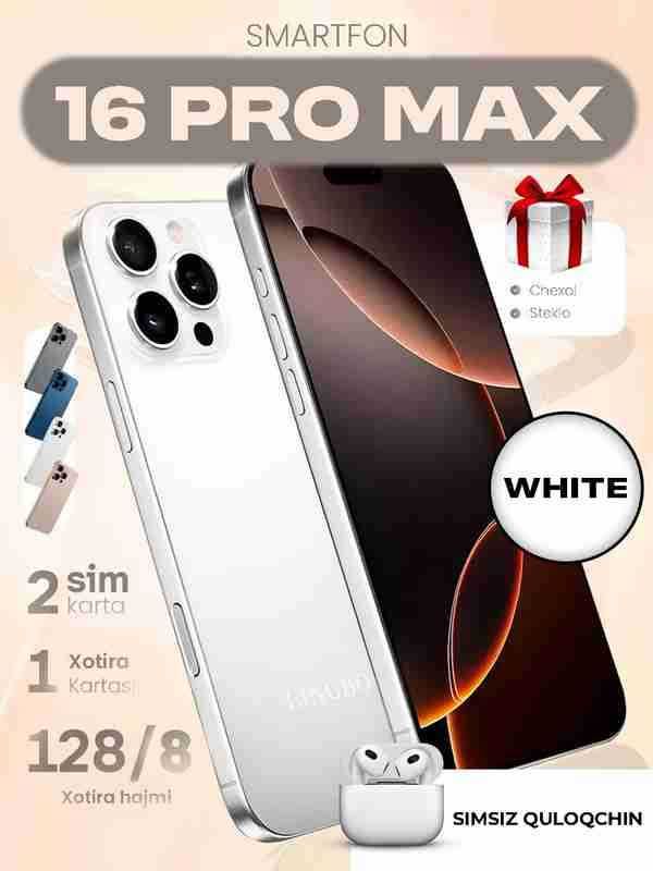 M-Horse 16 Pro Max Plus  128/256Gb (Yangi + Skidka+Dostavka) New-2025