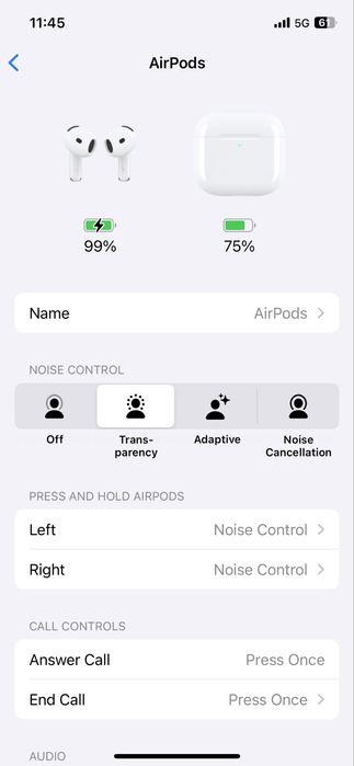 Apple AirPods 4 generation (ANC)