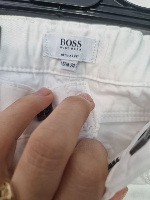 Pantaloni Hugo Boss, băiat 9-12 luni