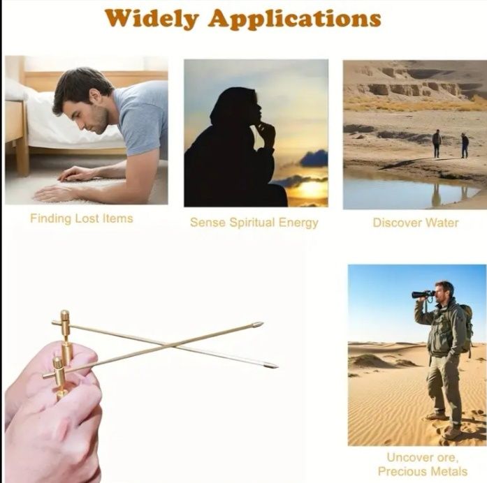 Set anse Radiestezie din cupru NOU