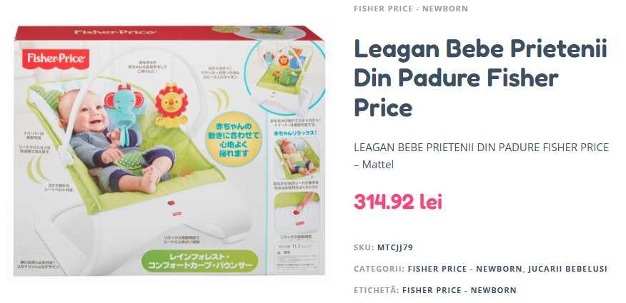 Leagan bebelusi FisherPrice