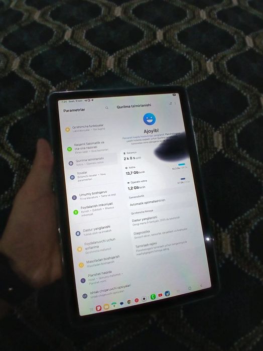 Samsung tab a9 plus