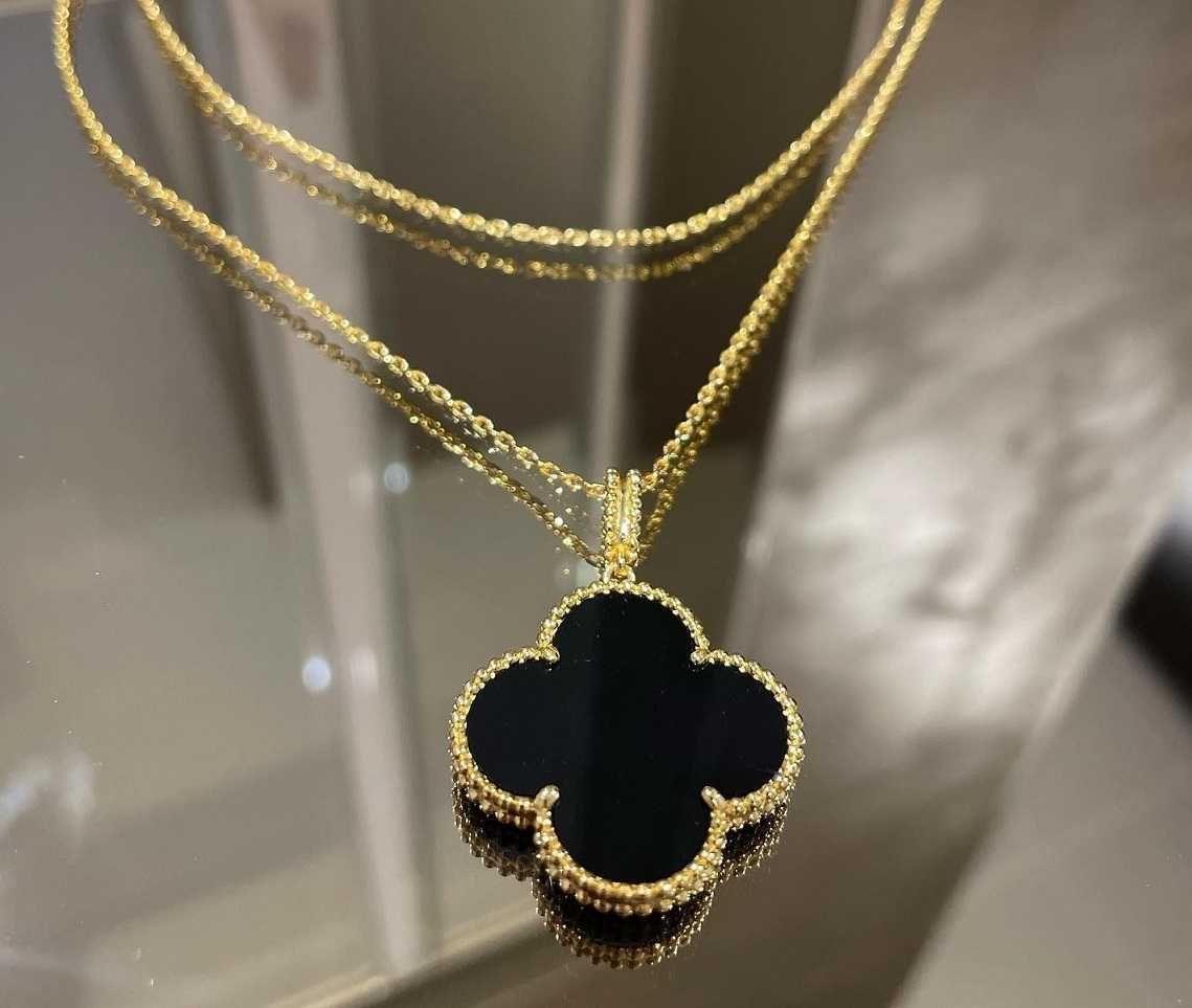 Van Cleef & Arpels VCA Black Long Magic Alhambra Дамско Колие