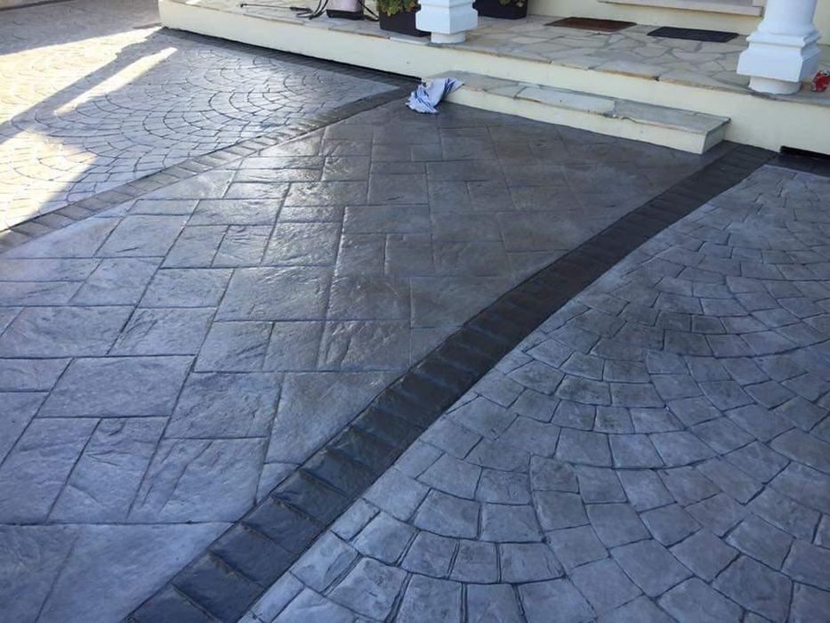 Beton amprentat si elicopterizat