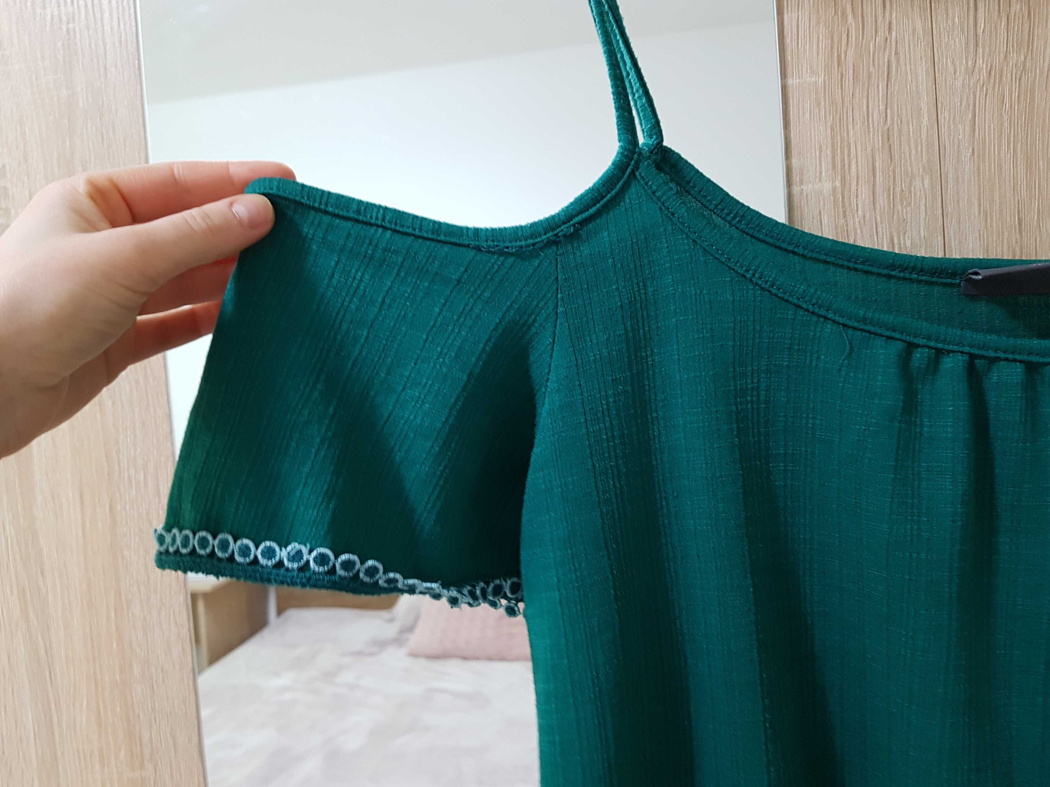 Rochie verde de vara - marca C&A, marimea XS