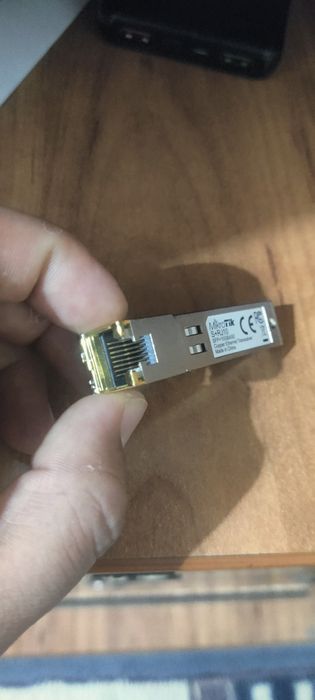 SFP на RJ45 модуль MikroTik S-RJ01