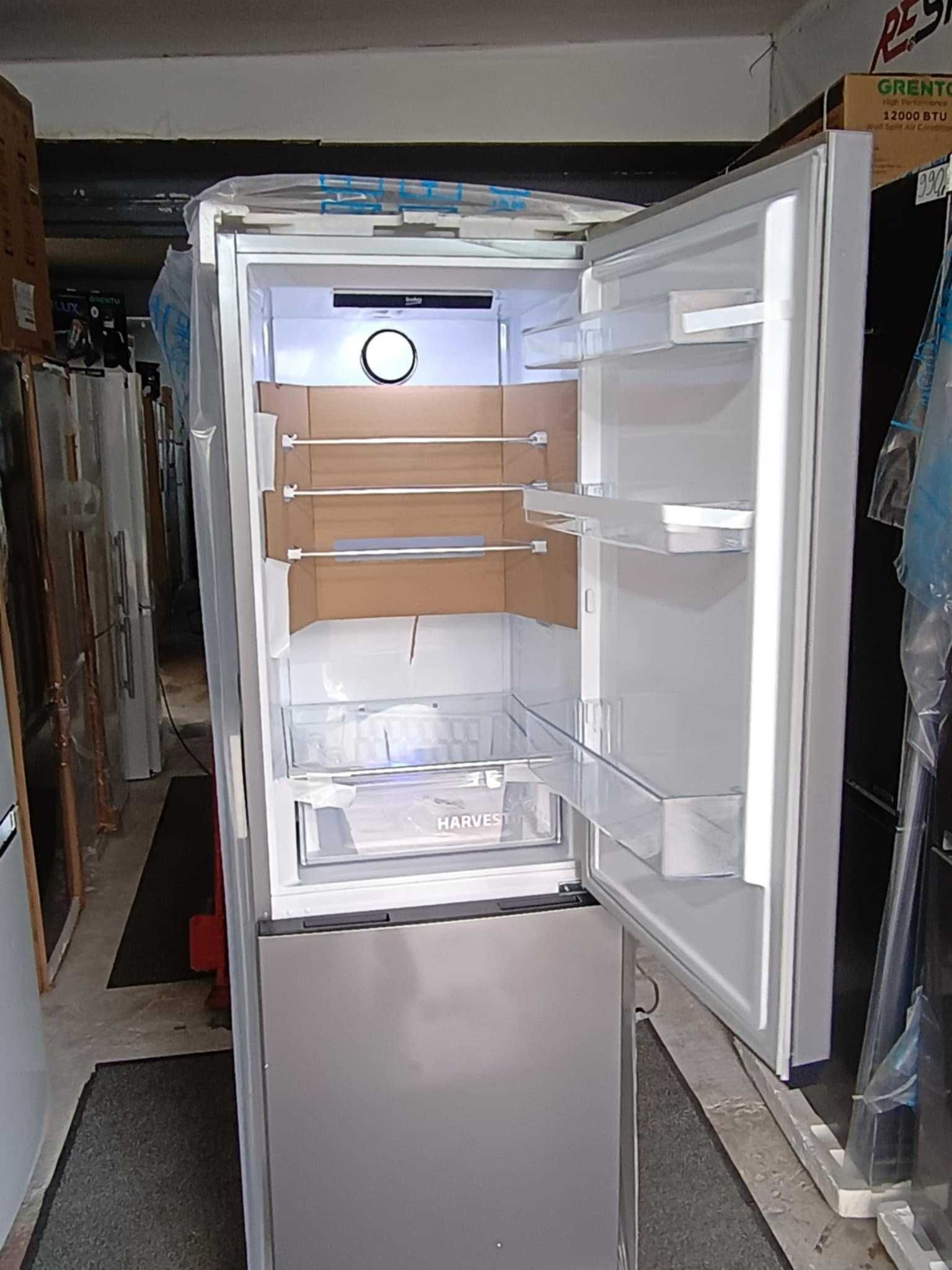 Нов Хладилник с фризер BEKO-БЕКО 186.5 см No Frost Harvest Fresh