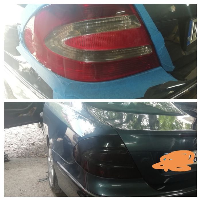 Полиране, пастиране и защита на фарове и стопове