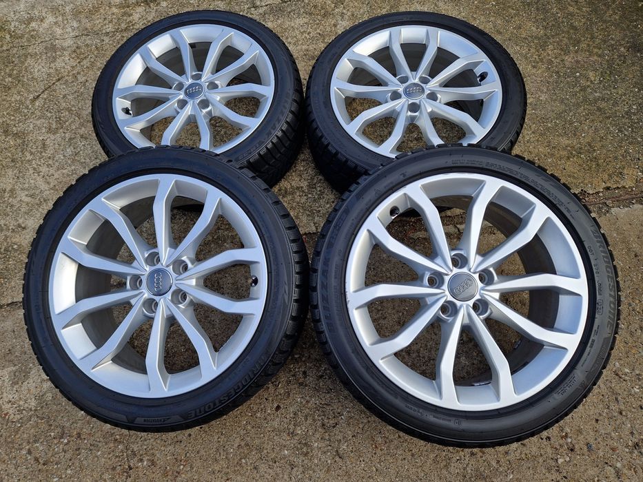 Jante 5x112 Audi A4 B9 anvelope iarna 225 45 18