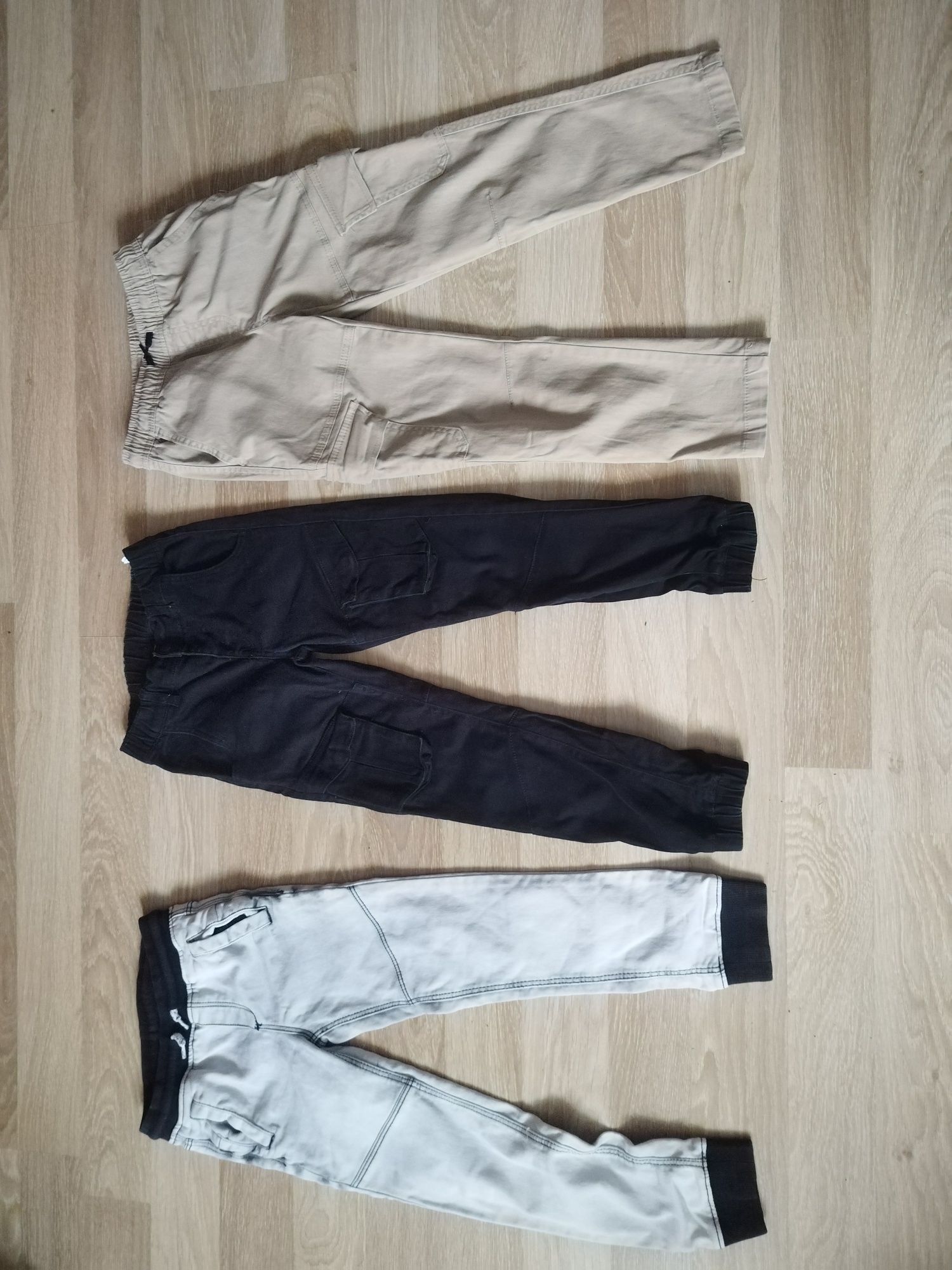 Blugi / pantaloni  cargo 122 128 cu elastic