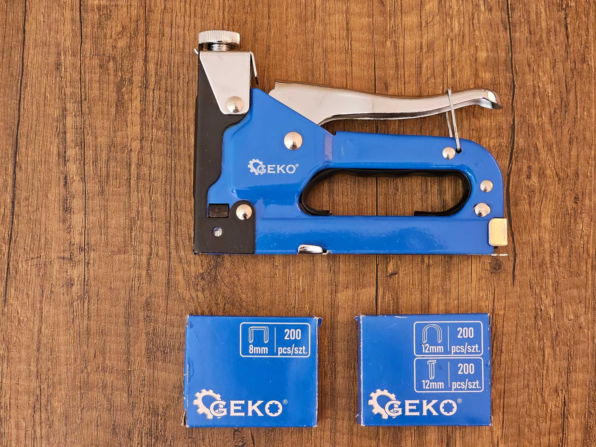 Ръчен такер GEKO G01332 3в1, 4-14 мм, с консумативи
