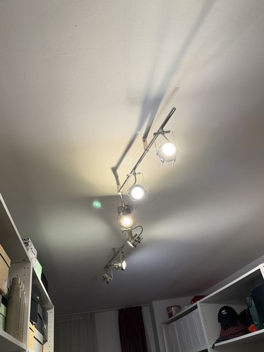 Plafoniera 6 spoturi + becuri