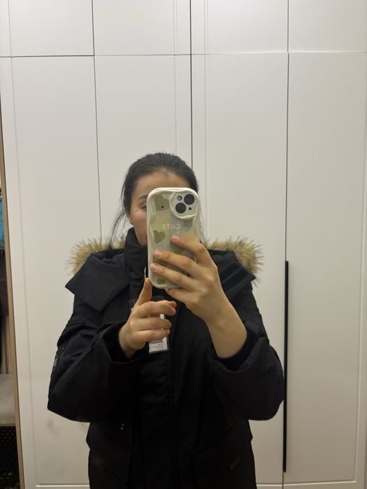 Парка новая  унисекс оверсайз черная