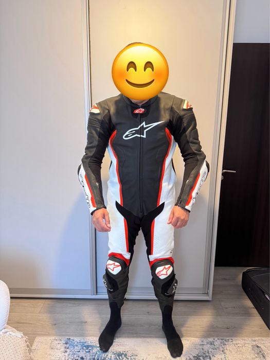 Combinezon de piele 1 piesa ALPINESTARS MISSILE V2 TECH AIR READY