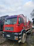 Camion forestier transport lemn, busteni Man 26.440