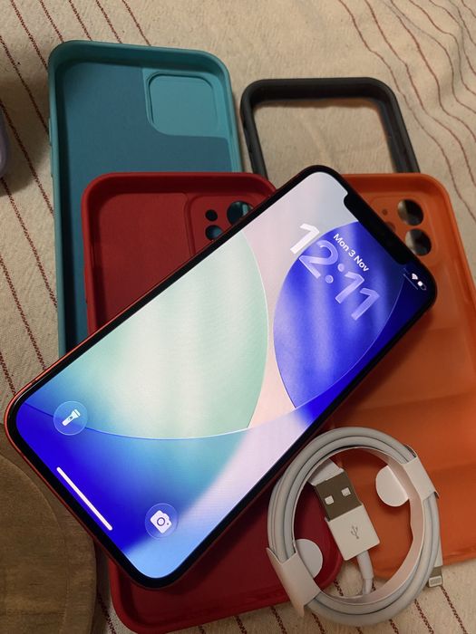 iPhone 12 64 GB Red сменена батерия