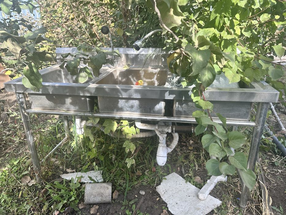 Мойка трехсекционная