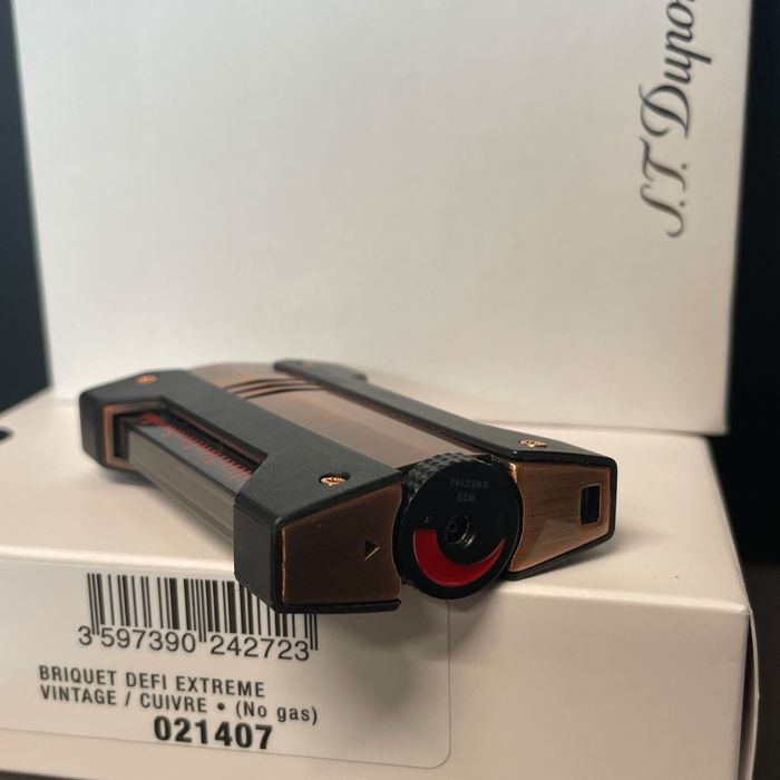 Оригинална запалка ST Dupont DEFI Brushed Copper Гаранция Нова