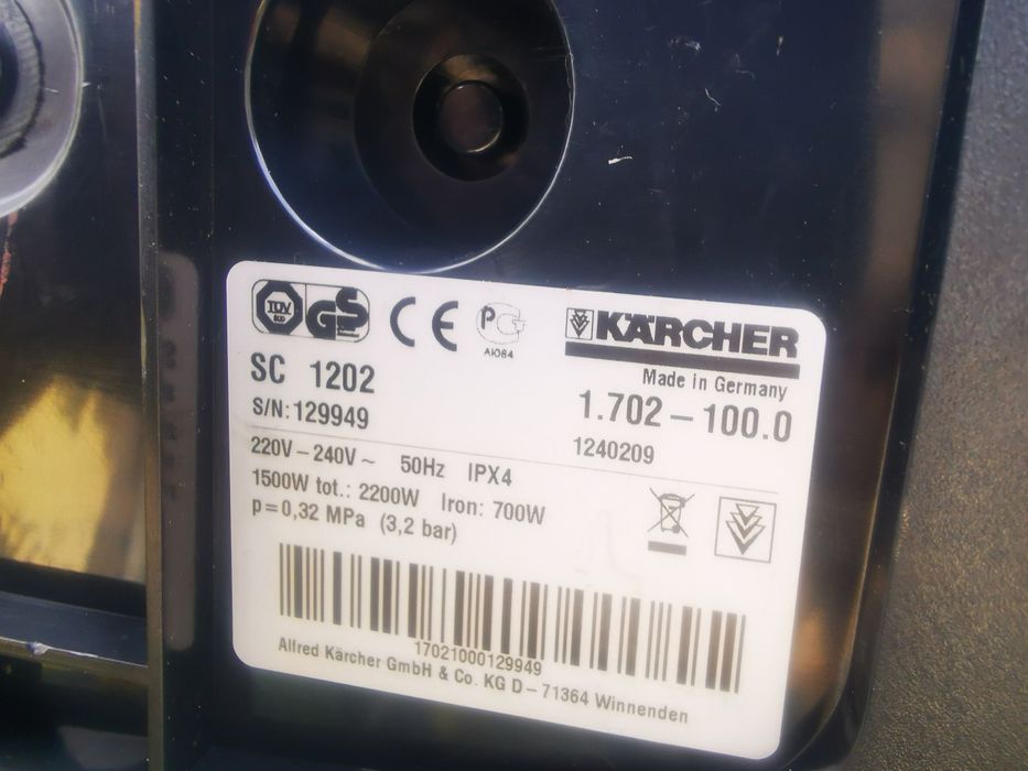 Aparat de curățat cu abur spălat  aparate  karcher peri pistol